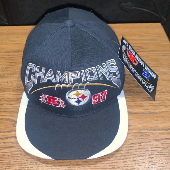 Vintage 1997 AFC Champions Pittsburgh Steelers Sports Specialties Snapback Hat